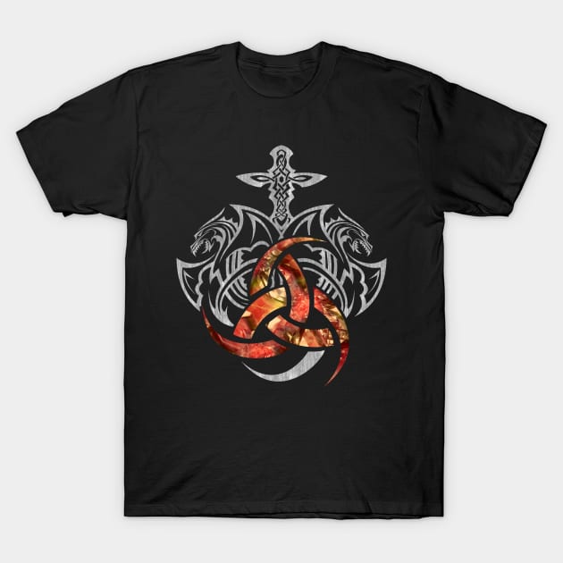 Horn of Odin T-Shirt by Nartissima